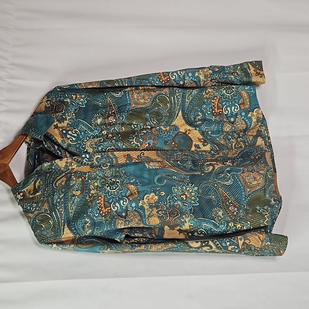👚JONES NEW YORK SIGNATURE PAISLEY BUTTON DOWN SHIRT 👚